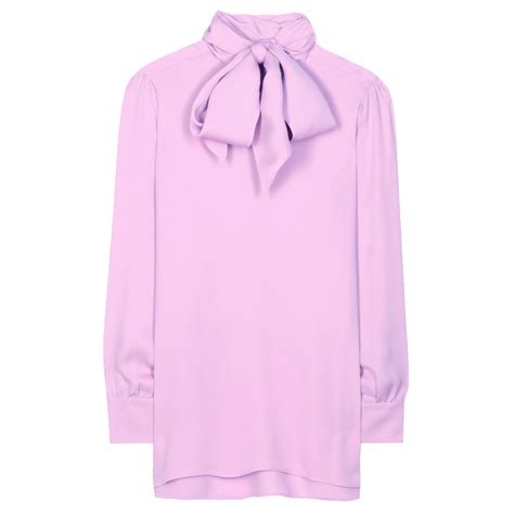 gucci pussy bow pink blouse|Gucci Double G pussy.